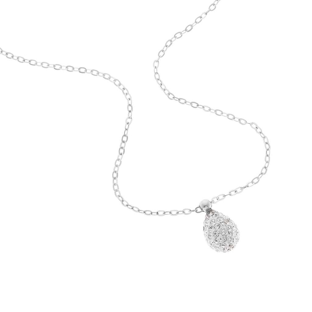 Collana Crystal Gold Oro Bianco Cristallo - Collane Donna | Stroili