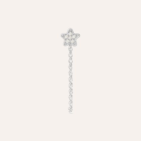 Mono Orecchino Pendente Silver Moments Argento Rodiato Cubic Zirconia - Mono Orecchino Donna | Stroili