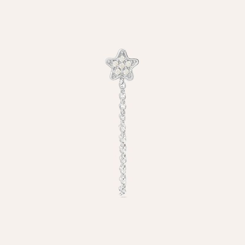 Mono Orecchino Pendente Silver Moments Argento Rodiato Cubic Zirconia - Mono Orecchino Donna | Stroili