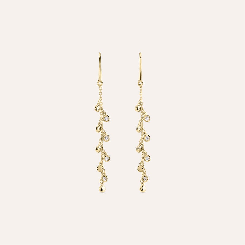 Orecchini Pendenti Golden Dream Placcato Oro Giallo Cubic Zirconia - Orecchini Pendenti Donna | Stroili