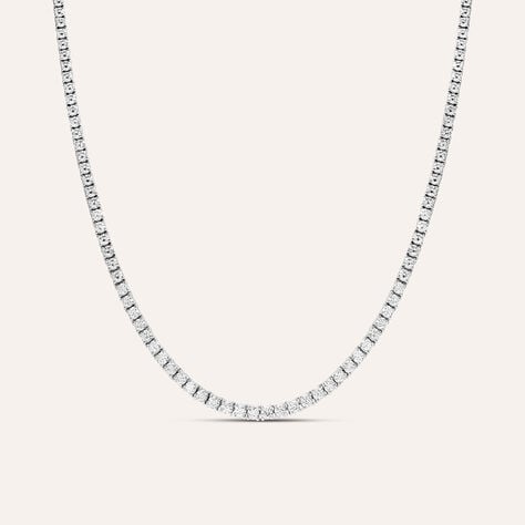 Collana Tennis Diamade Oro Bianco Diamante Lab-Grown - Collane Tennis Donna | Stroili