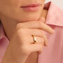 Anello Fascia Diamade Glam Oro Giallo Diamante Lab-Grown