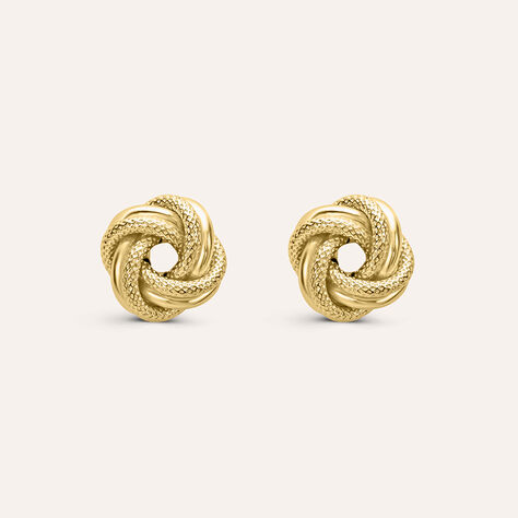 Orecchini Lobo Gold Essence Oro Giallo - Orecchini a Lobo Donna | Stroili