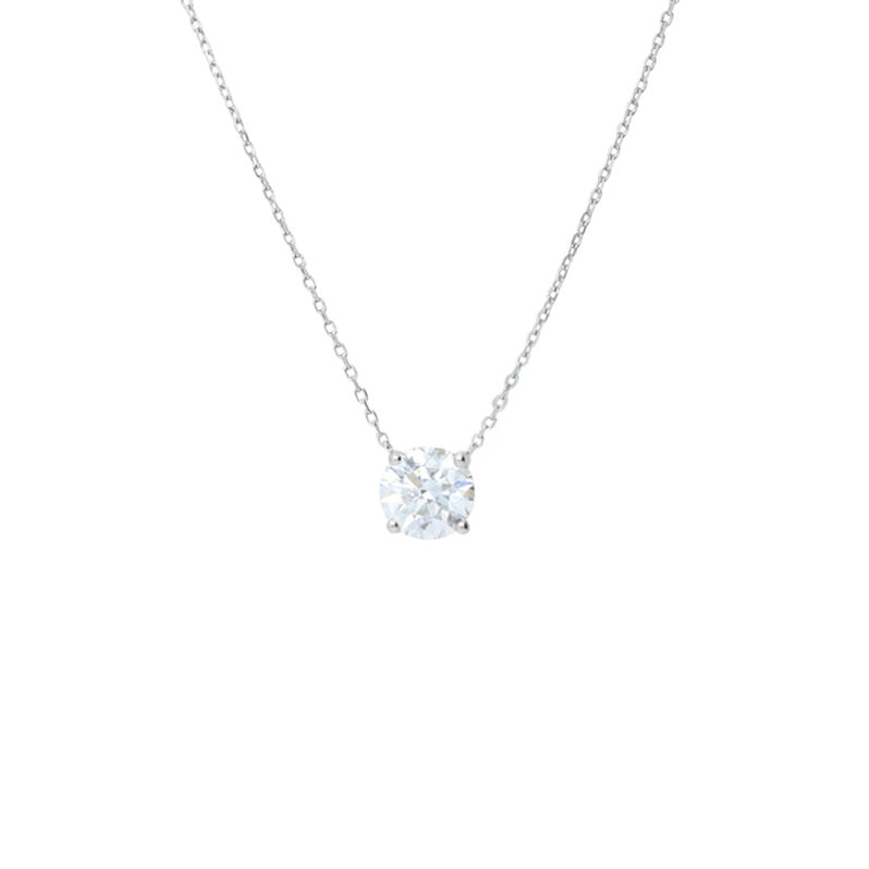 Collana Punto Luce Diamade Oro Bianco Diamante Lab-Grown - Collane Punto Luce Donna | Stroili