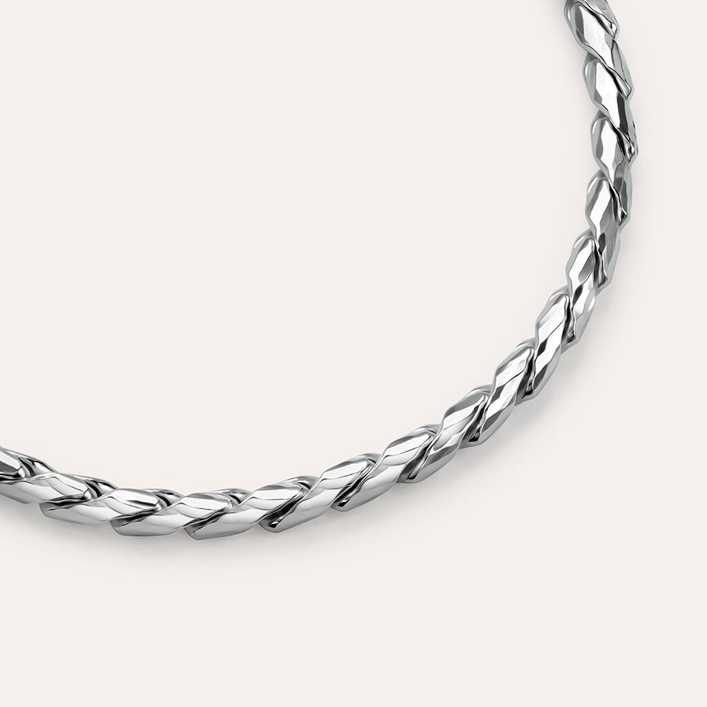 Bracciale Catena Silver Collection Argento Rodiato