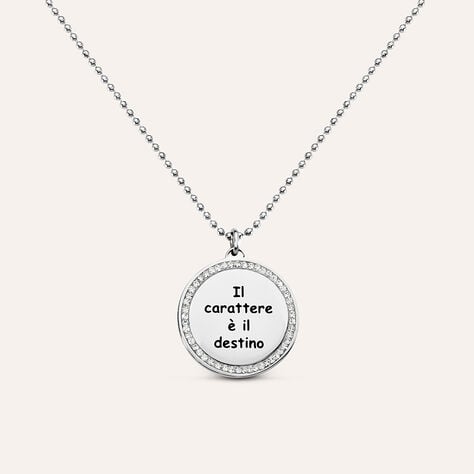 Collana in acciaio e strass - Collane Donna | Stroili