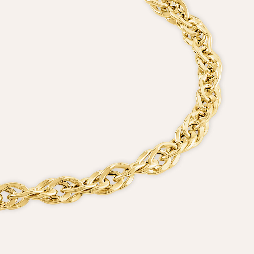 Bracciale Catena Gold Essence Oro Giallo