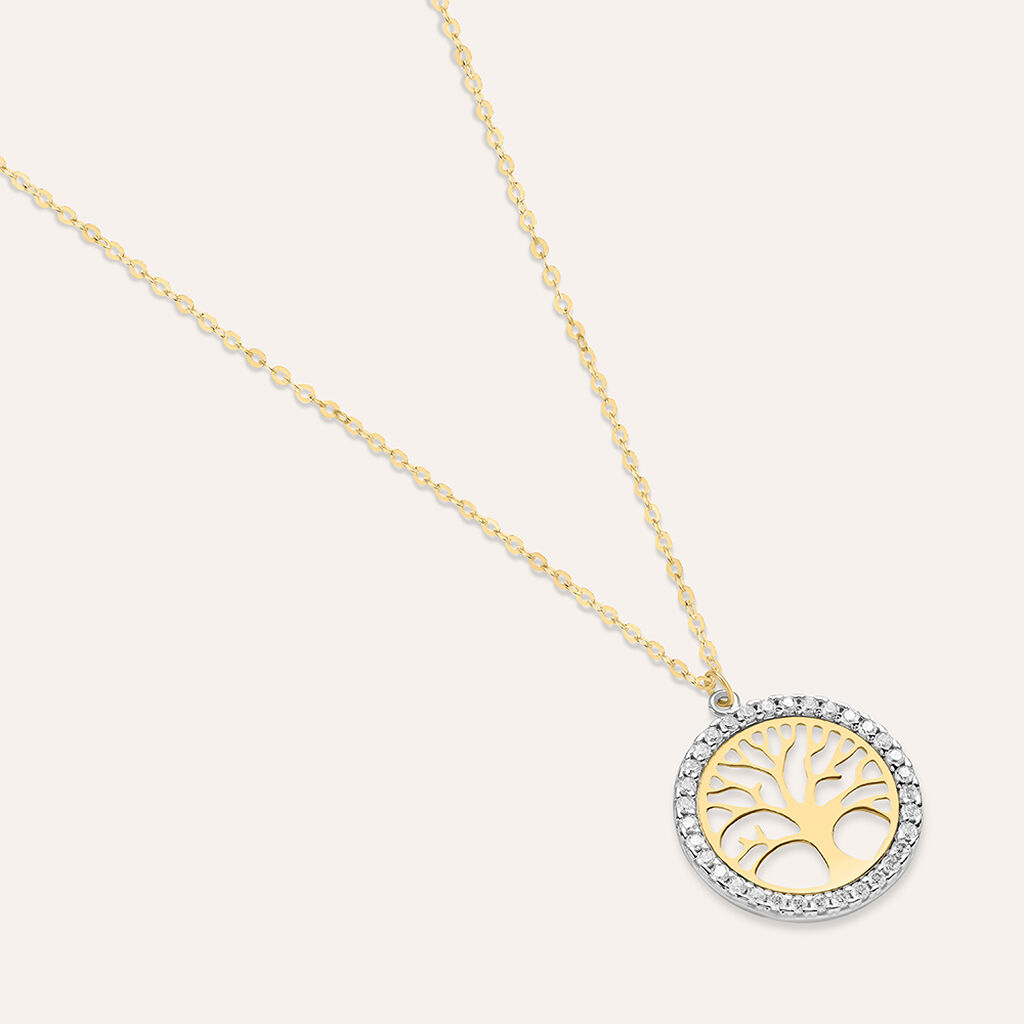 Collana Claire Oro Giallo Cubic Zirconia