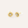Orecchini Lobo Claire Oro Giallo Cubic Zirconia