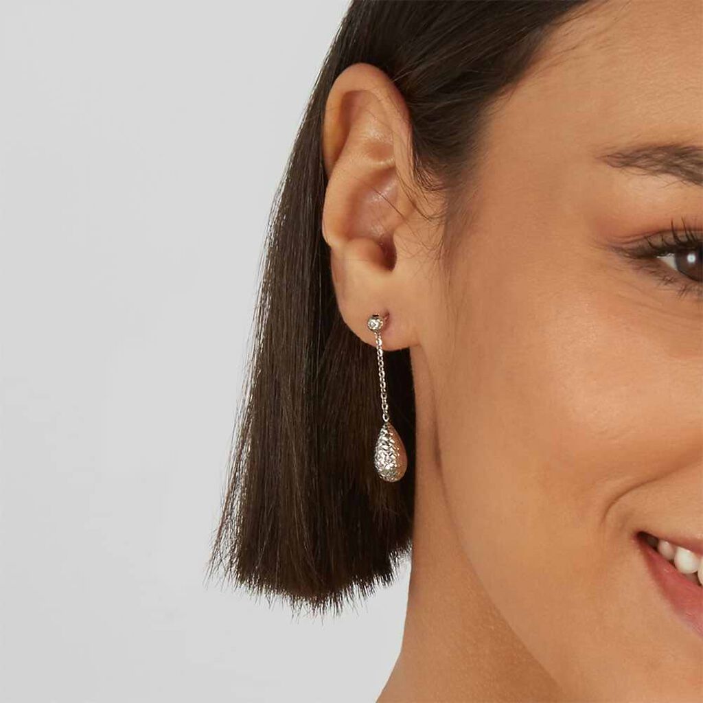 Orecchini Pendenti Isabelle Oro Bianco - Orecchini Pendenti Donna | Stroili