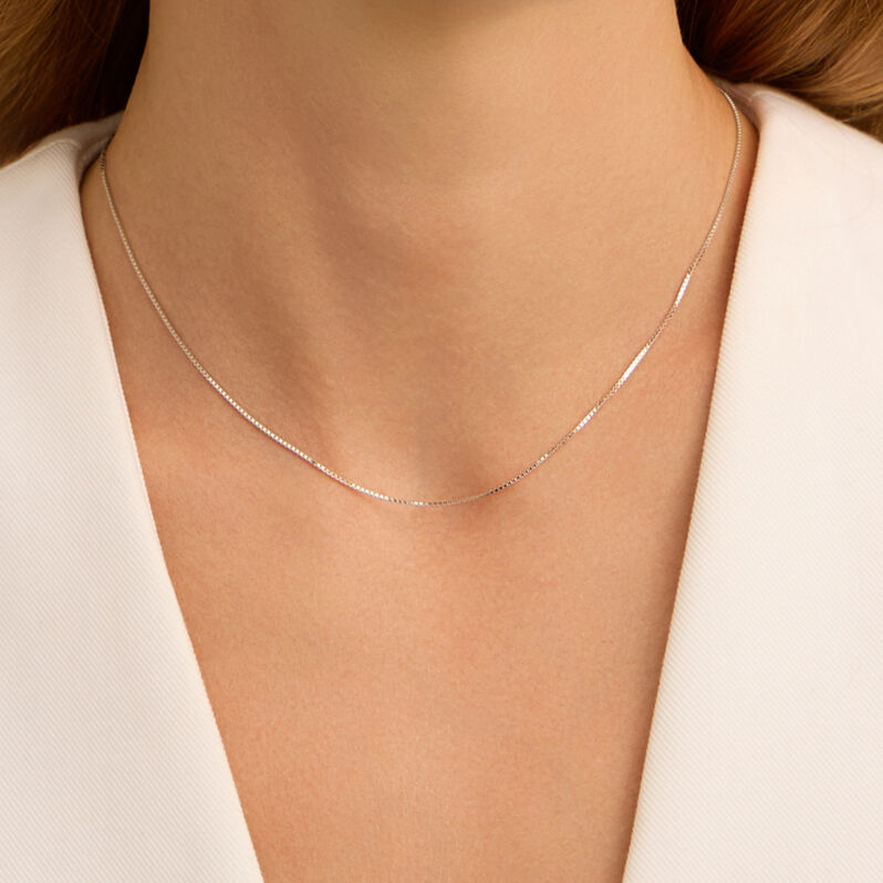 Catenina Silver Collection Argento Rodiato - Collane Catena Donna | Stroili