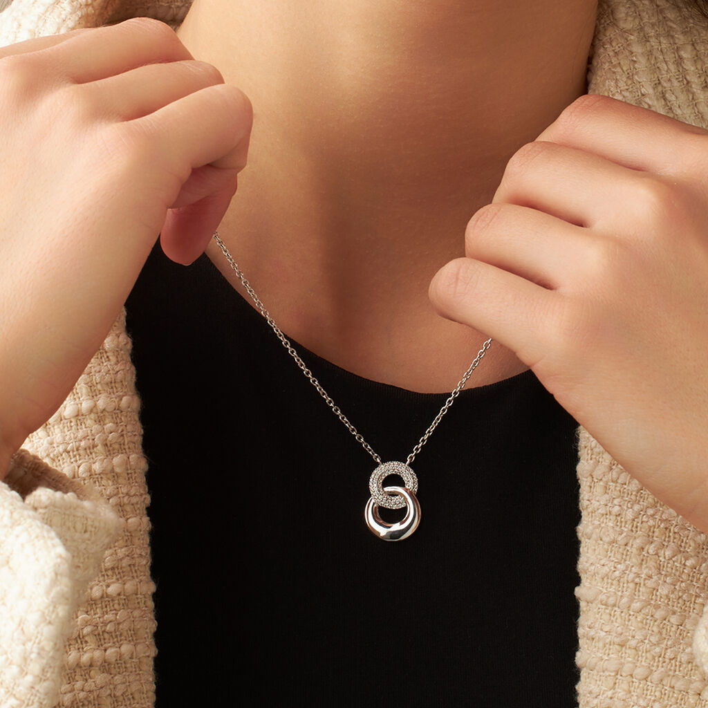 Collana Silver Shine Argento Rodiato Cubic Zirconia - Collane Donna | Stroili