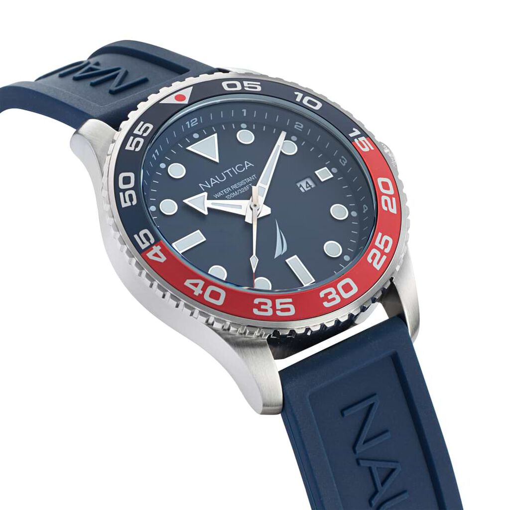 Orologio Al Quarzo Nautica Pacific Beach Nappbf144 - Orologi con Datario Uomo | Stroili