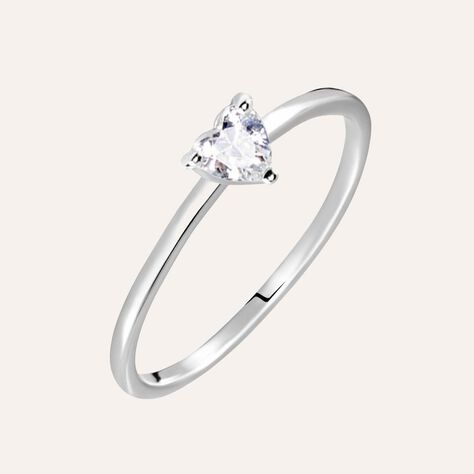 Anello Silver Elegance Argento Rodiato Cubic Zirconia - Anelli con Pietre Donna | Stroili