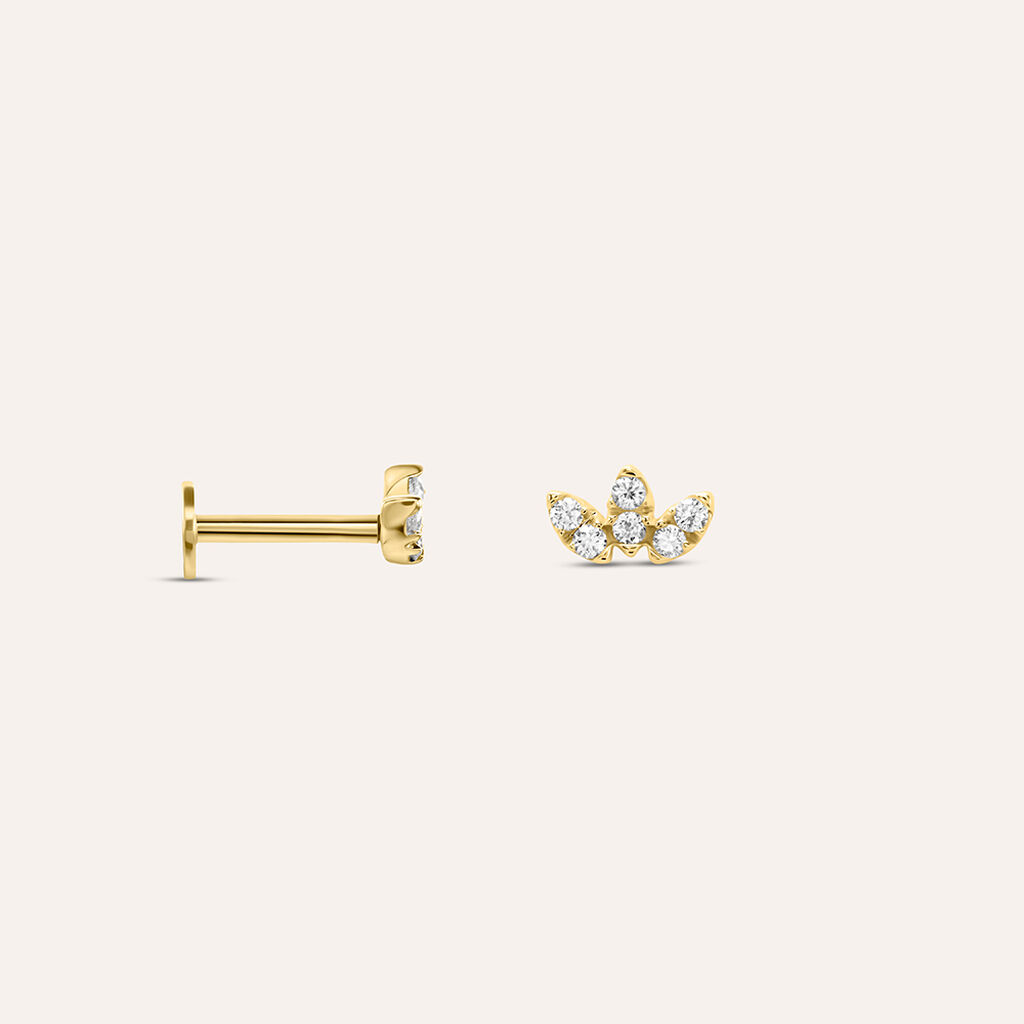 Piercing Orecchio Diamade Glam Oro Giallo Diamante Lab-Grown - Piercing Orecchio Donna | Stroili