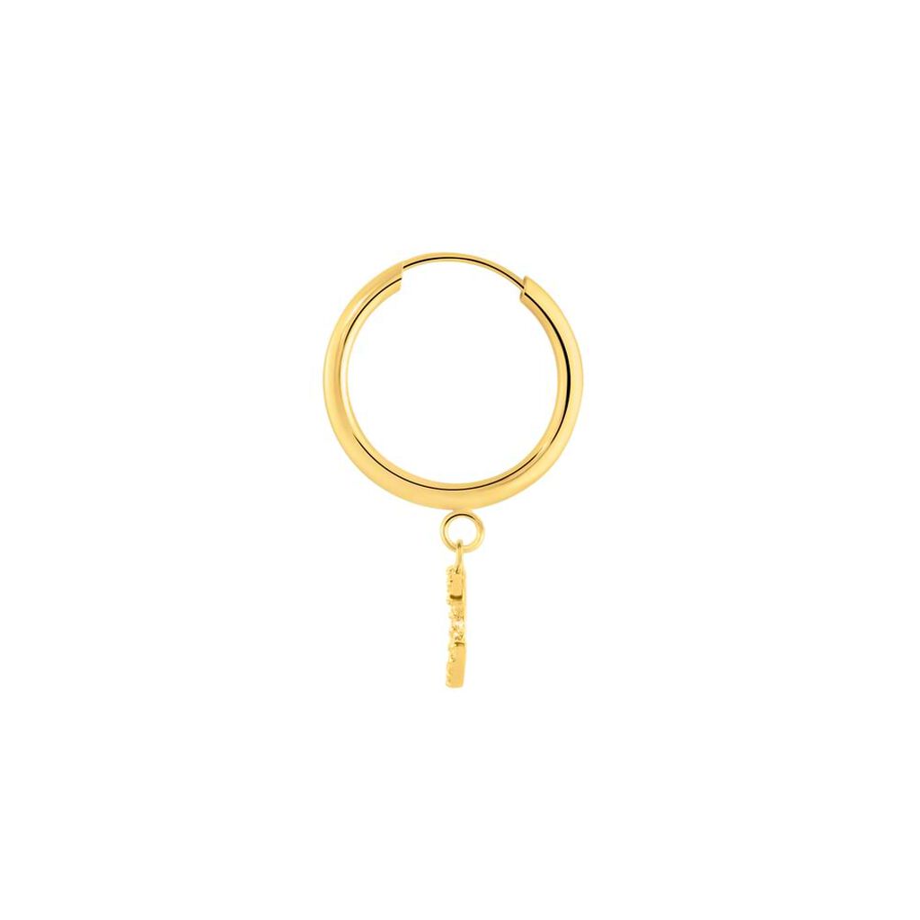 Mono Orecchino A Cerchio Toujours Oro Giallo Cubic Zirconia - Mono Orecchino Donna | Stroili