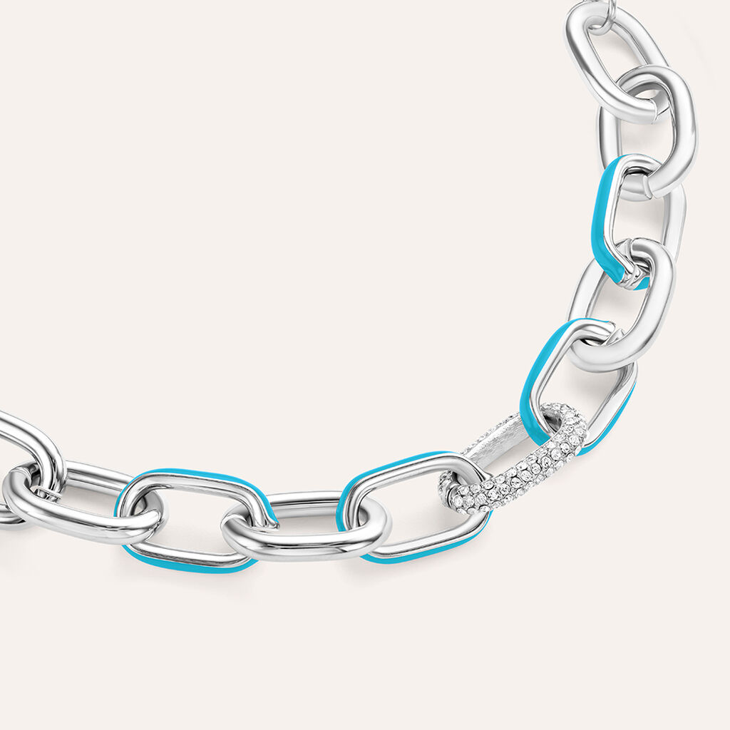 Bracciale Catena Lady Sweet Acciaio Cristallo
