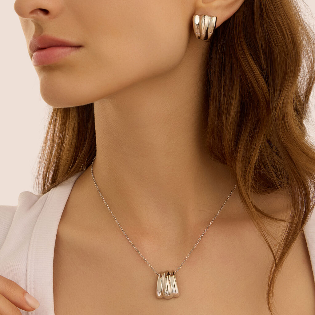 Collana Silver Collection Argento Rodiato - Collane Donna | Stroili