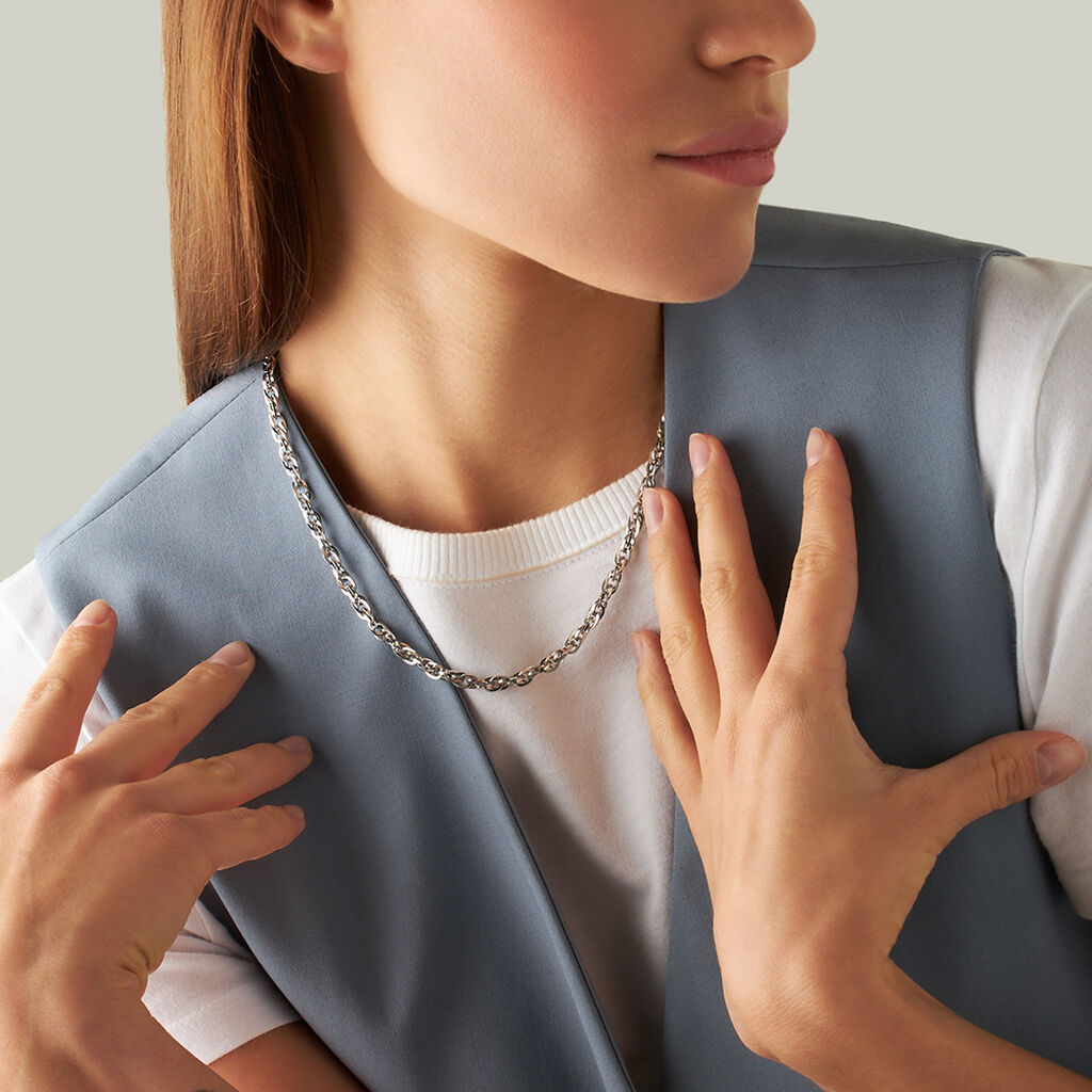 Collana Lady Code Acciaio - Collane Donna | Stroili