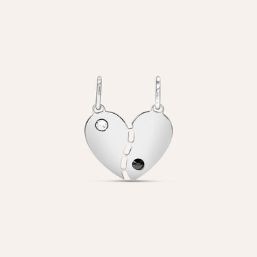 Pendente Silver Collection Argento Rodiato Cristallo