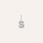 Pendente Love Beats Argento Rodiato Cubic Zirconia