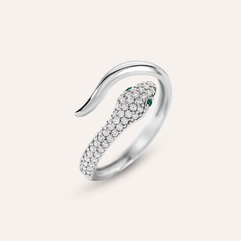 Anello Fantasia Silver Shine Argento Rodiato Cubic Zirconia - Anelli con Pietre Donna | Stroili