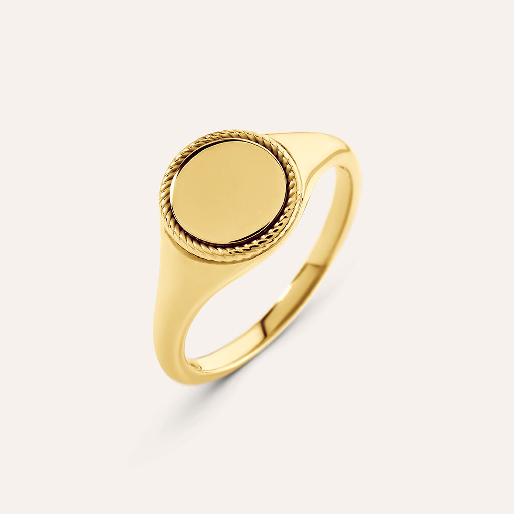 Anello Chevalier Desideria Argento Nobile Dorato
