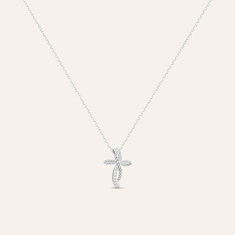 Collana Sophia Oro Bianco Diamante - Collane Donna | Stroili