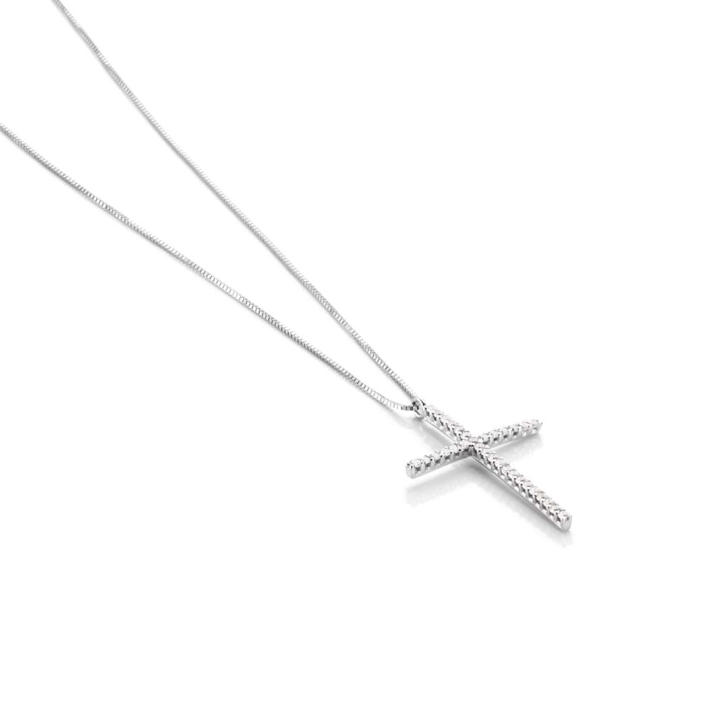 Collana Holy Oro Bianco Cubic Zirconia - Collane Donna | Stroili