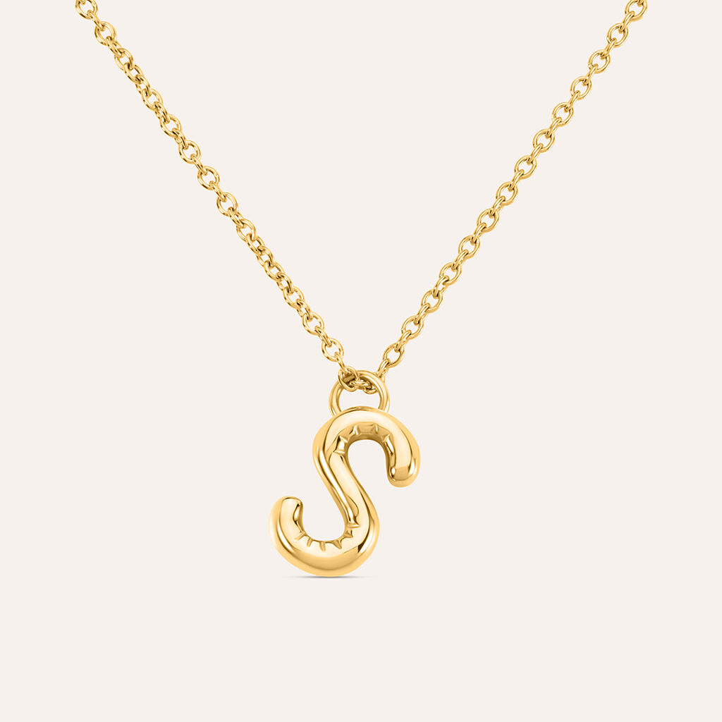 Collana Radiance Acciaio Dorato