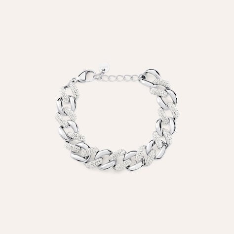 Bracciale Catena Aura Acciaio Cristallo - Bracciali Donna | Stroili