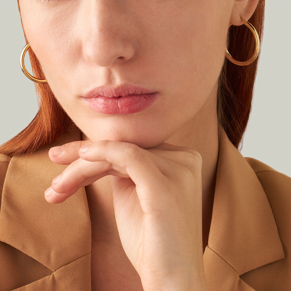 Orecchini A Cerchio Toujours Oro Giallo - Orecchini a Cerchio Donna | Stroili