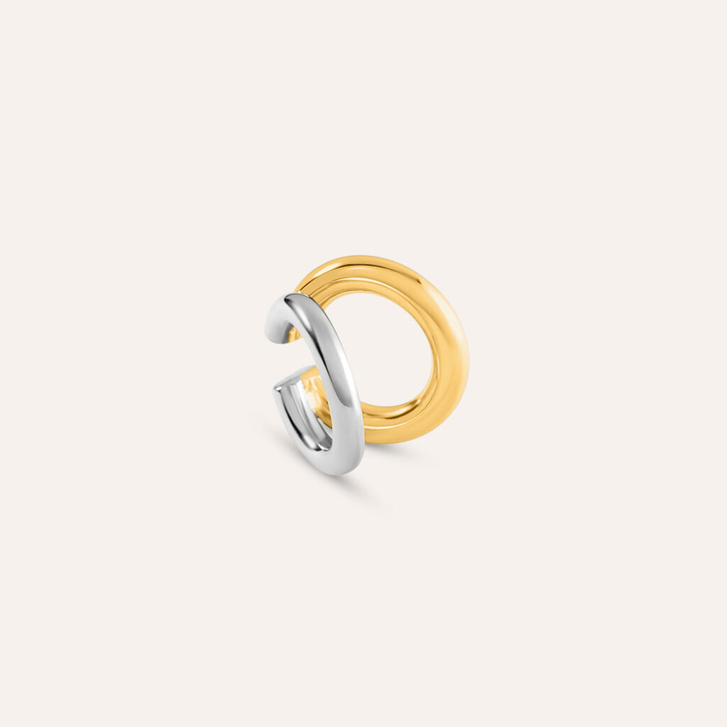 Ear Cuff Radiance Acciaio Bicolore