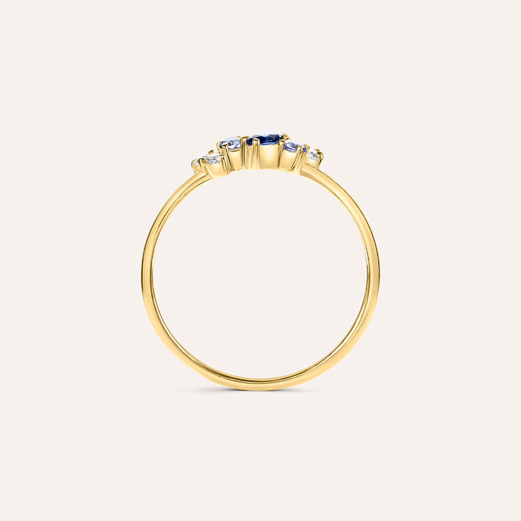 Anello Fantasia Claire Oro Giallo Cubic Zirconia - Anelli con Pietre Donna | Stroili