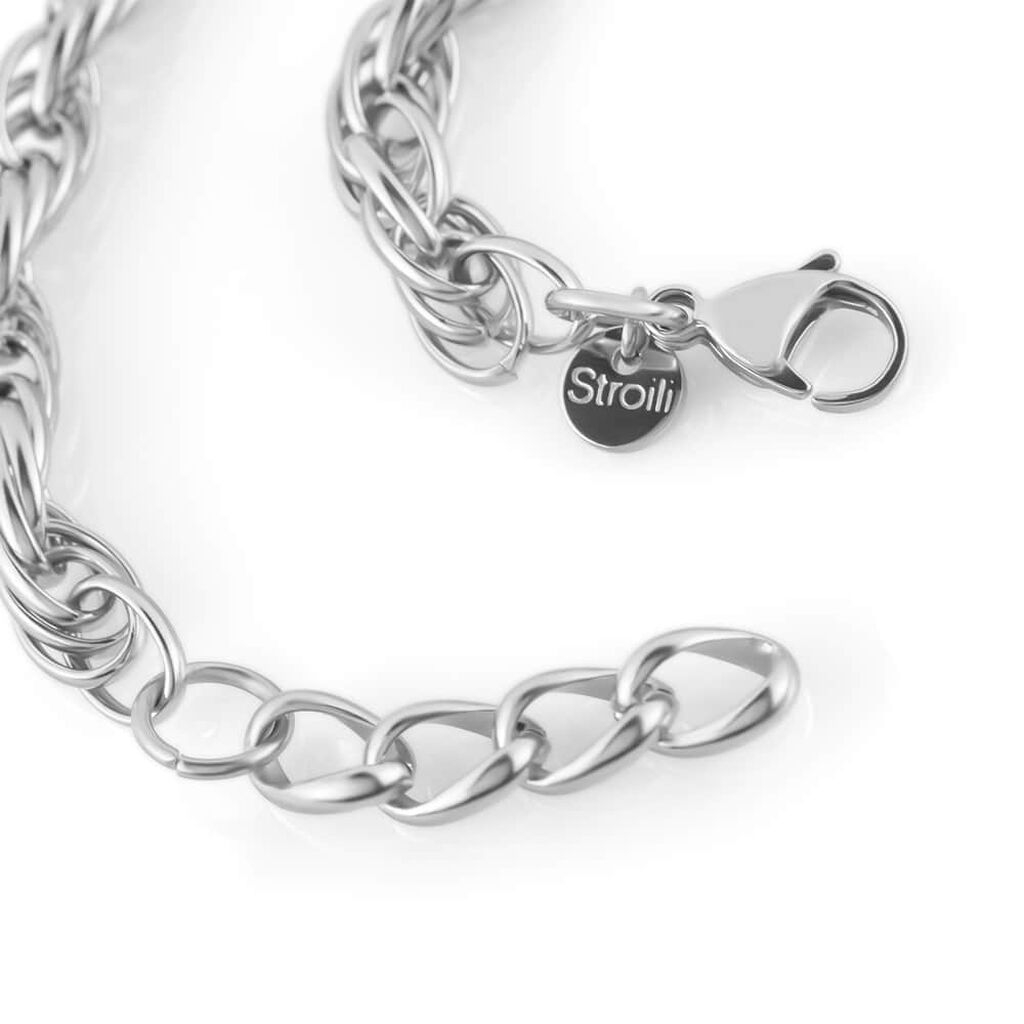 Bracciale Catena Lady Code Acciaio - Bracciali Intrecciati Donna | Stroili