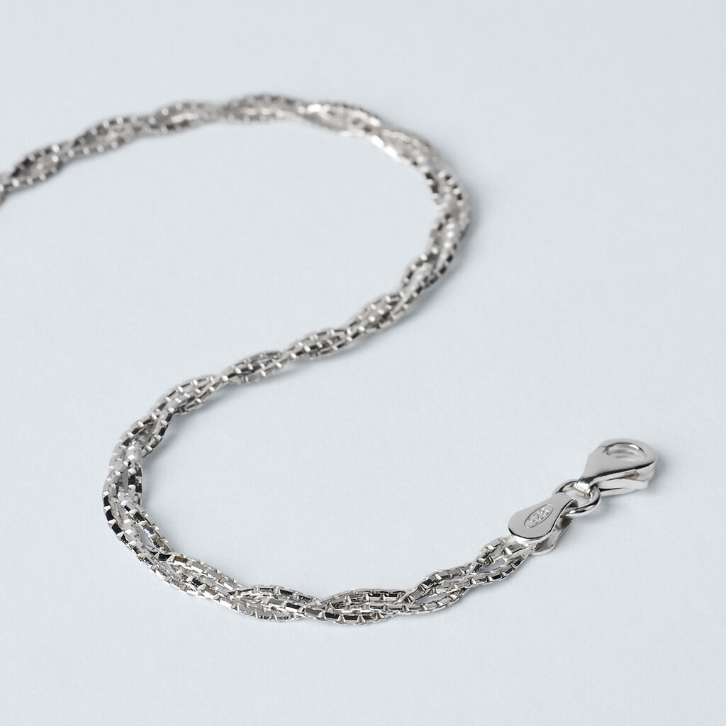 Bracciale Catena Silver Collection Argento Rodiato - Bracciali Donna | Stroili