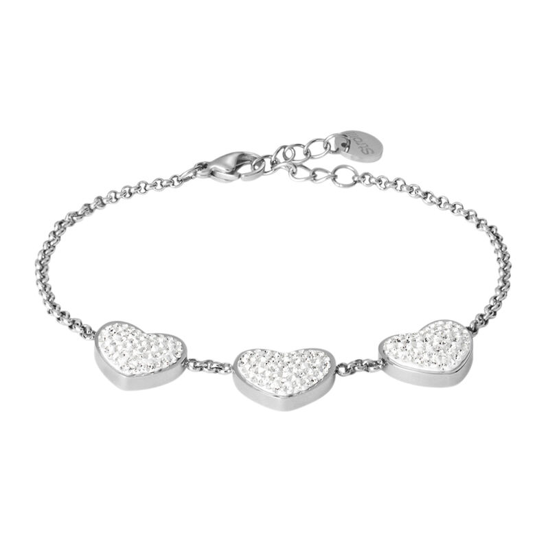 Bracciale Aura Acciaio Cristallo - Bracciali Love Donna | Stroili