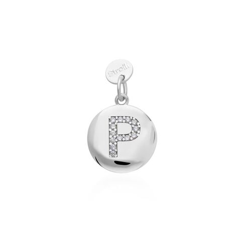 Pendente Love Beats Argento Rodiato Cubic Zirconia - Ciondoli con Incisione Donna | Stroili