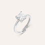 Anello Solitario Romantic Shine Metallo Cristallo