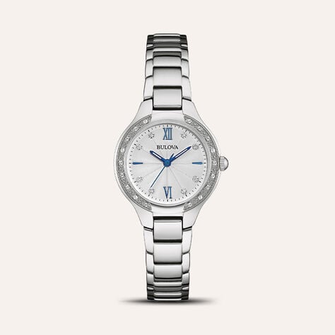 Orologio Al Quarzo Bulova Classic Diamonds 96r208 - Orologi solo Tempo Donna | Stroili