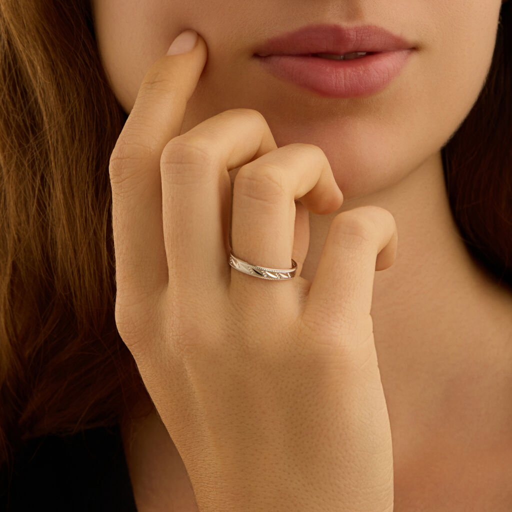 Fede Diamantata 3 mm Oro Bianco