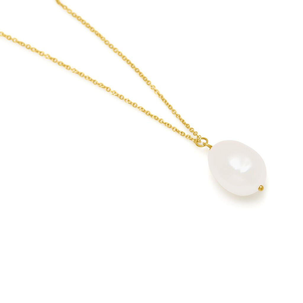 Collana Gabrielle Oro Giallo E Perla Barocca - Collane Donna | Stroili