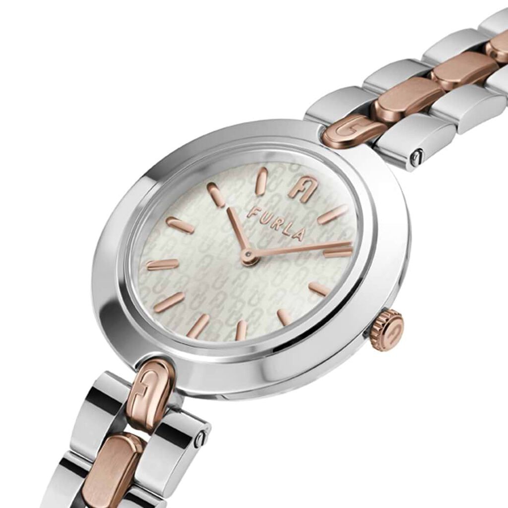 Orologio Al Quarzo Furla Logo Links Ww00002004l5 - Orologi solo Tempo Donna | Stroili