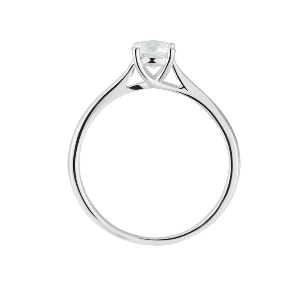 Anello Solitario Diamade Oro Bianco Diamante Lab-Grown - Anelli con Pietre Donna | Stroili