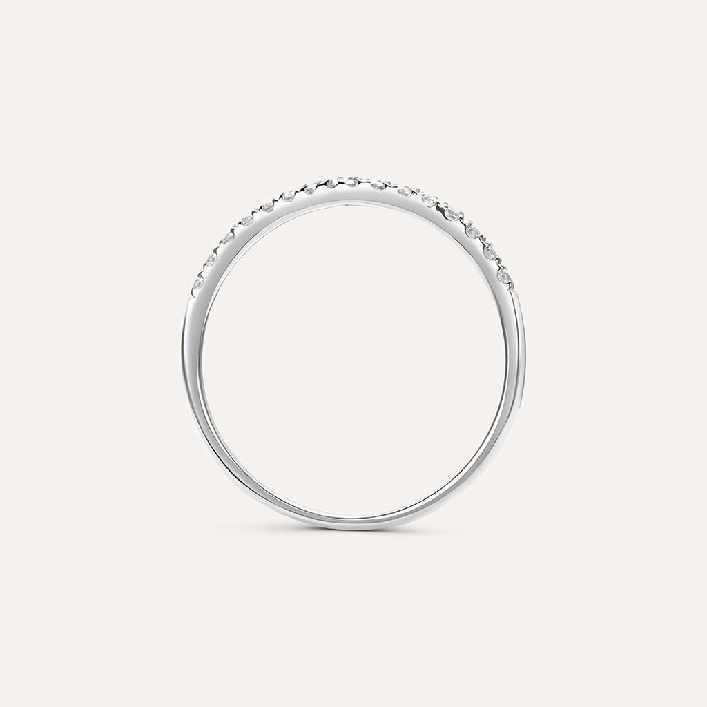 Anello Fantasia Claire Oro Bianco Cubic Zirconia - Anelli con Pietre Donna | Stroili