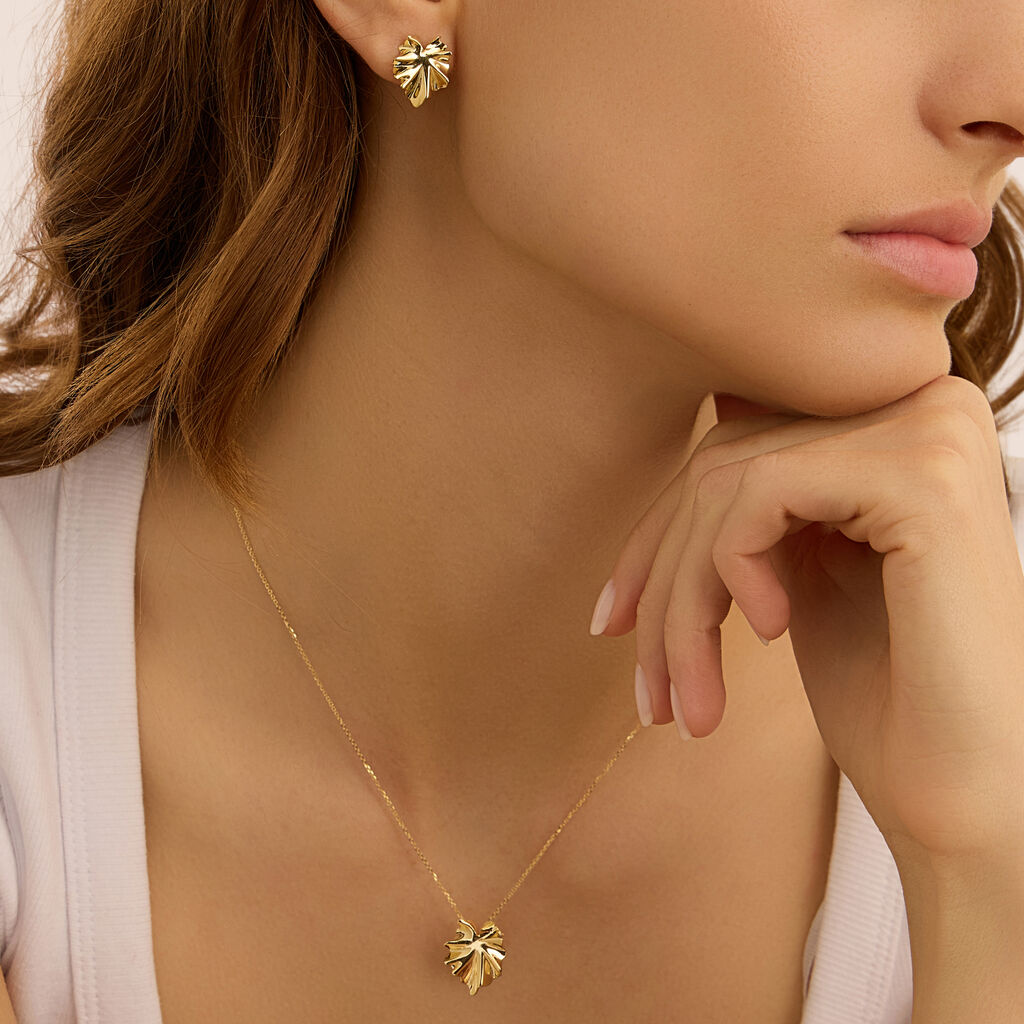 Orecchini Lobo Beverly Oro Giallo