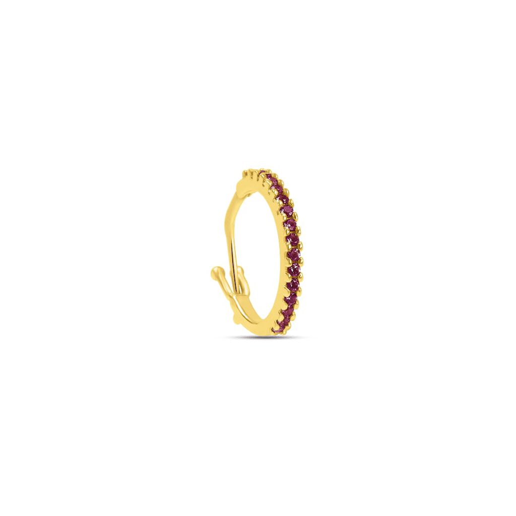Mono Orecchino A Cerchio Claire Oro Giallo Cubic Zirconia - Mono Orecchino Donna | Stroili