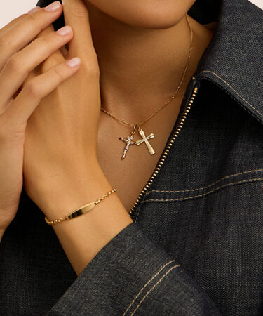 Pendente Religious Gold Oro Bicolore