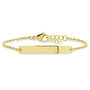 Bracciale Con Targhetta Lady Code Acciaio Dorato