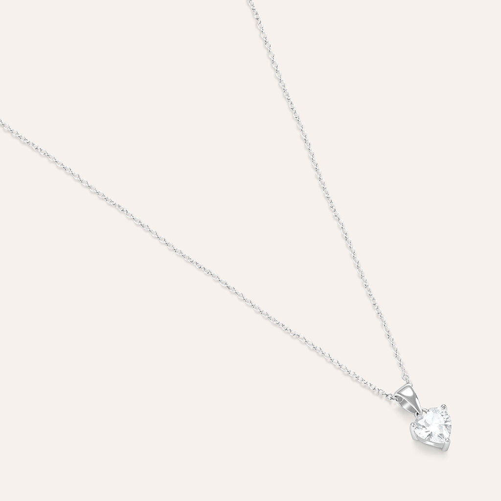 Collana Punto Luce Silver Elegance Argento Rodiato Cubic Zirconia - Collane Punto Luce Donna | Stroili